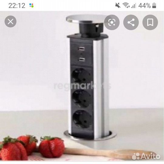 Врезная розетка