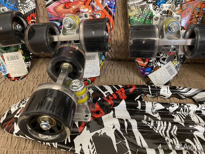 Скейтборд Пенни борд Новый колёса светятся