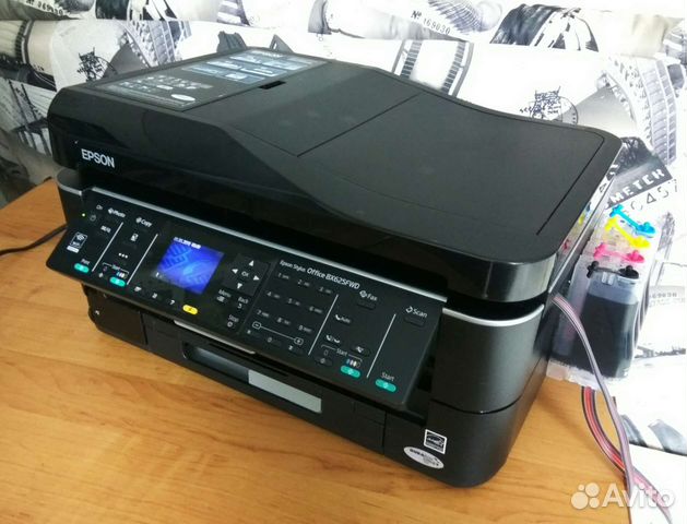 Цветное мфу Epson bx625fwd с снпч и Wi-Fi