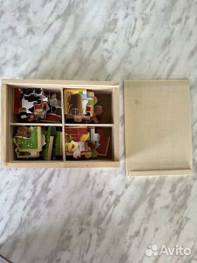 Пазл дерево, развивающие игры Djeco, Melissa&Doug