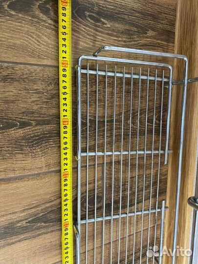 Полка на рейлинг двухярусная