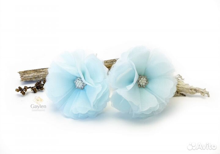 Бант «Нежность» мятный