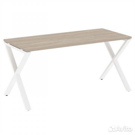 Стол компьютерный на X-образных опорах Loft