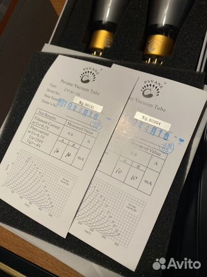 Psvane Vacuum Tube 6SN7 2 подобранные пары