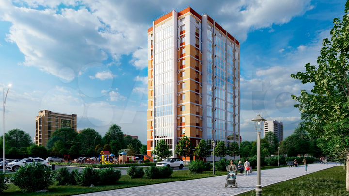 2-к. квартира, 66,6 м², 3/12 эт.