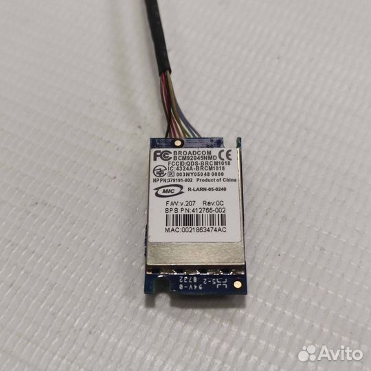 Bluetooth модуль HP Compaq NC2400