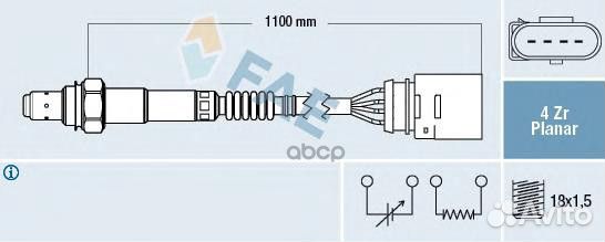 Лямбда-зонд 77143 FAE