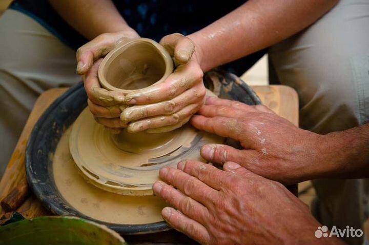 Мастер класс по гончарному кругу