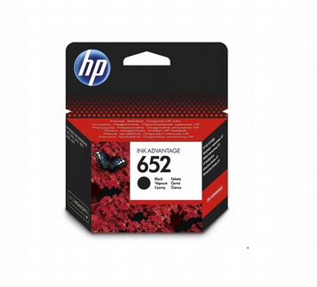Картридж HP 652 чёрный (F6V25AE)