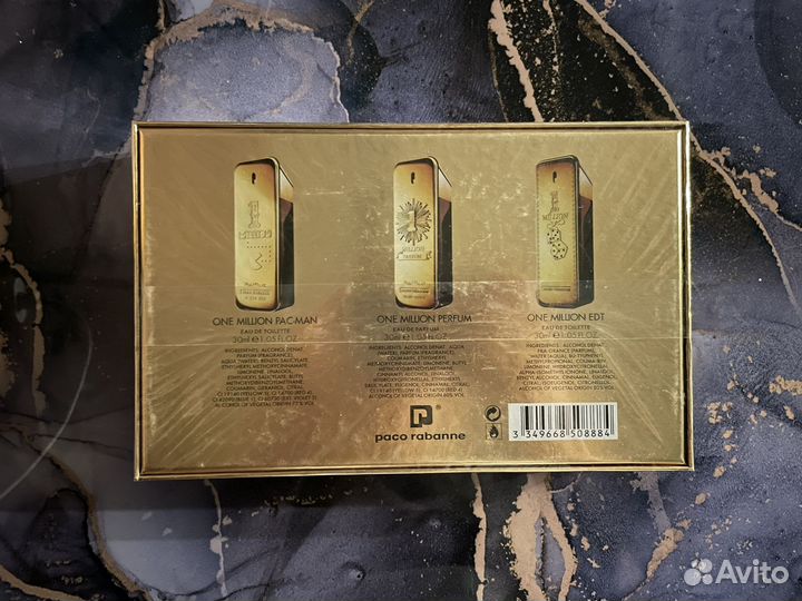 Набор духов Paco Rabanne 1 Millon 3х30 мл