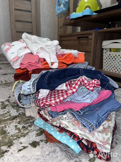 Вещи пакетом 80-86 для девочки