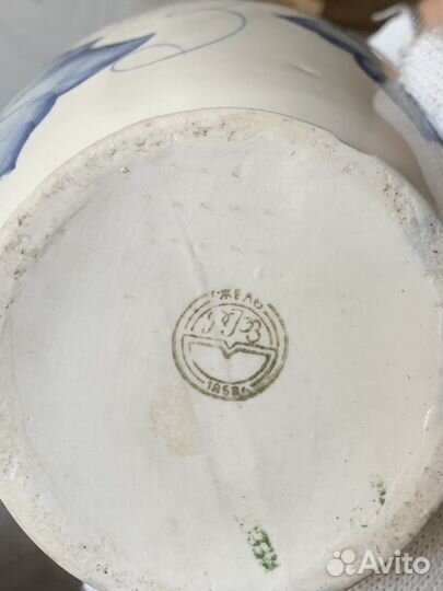 Ваза СССР винтажная (Гжель)