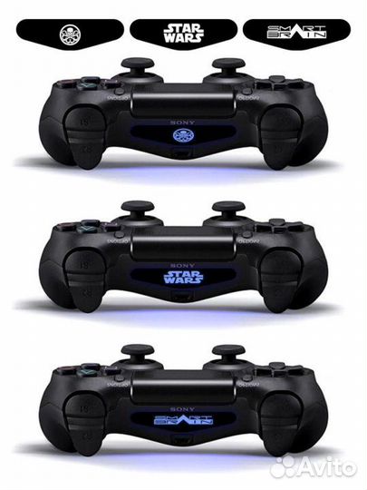 Виниловые наклейки на световую панель Dualshock 4