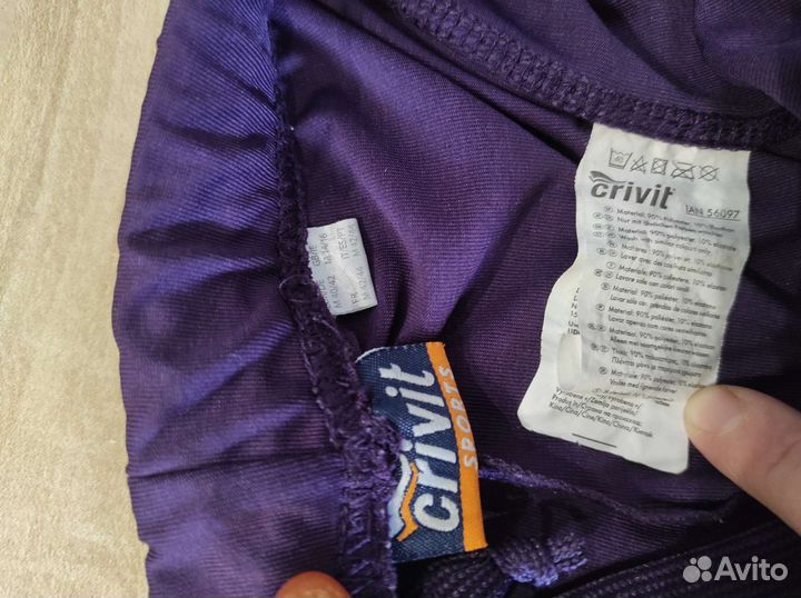 Велосипедки, размер М. Фиолетовые