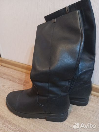 Зимние женские сапоги 38 натуральная кожа