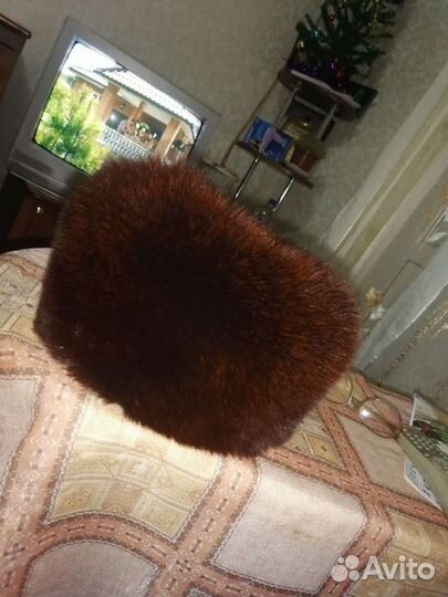 Шапка женская из песца