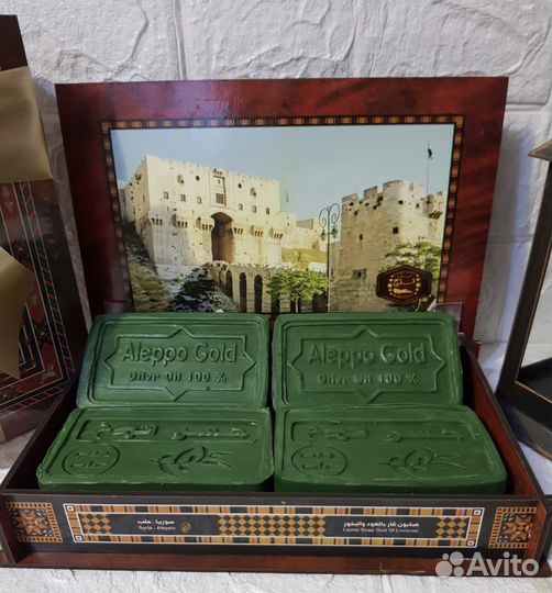 Подарочный набор-Сирийское мыло с Водорослями