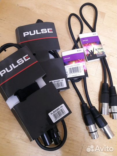 Кабели аудио DMX512 XLR