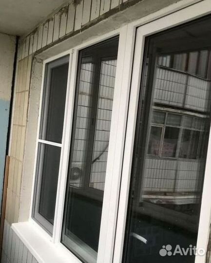 Остекление окон и балконов пвх