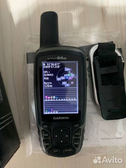 Навигатор garmin gpsmap 64st полный комплект