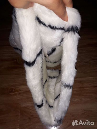 Меховой шарф - Снуд Воротник