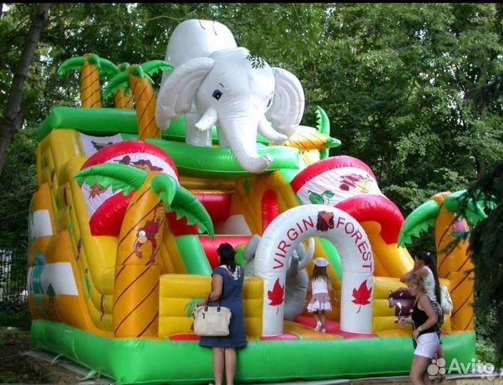Батуты надувные