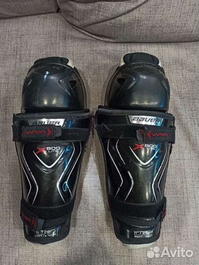 Щитки хоккейные bauer x800 размер 11