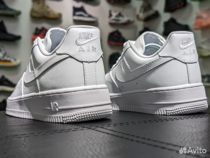 Nike Air Force белые форсы