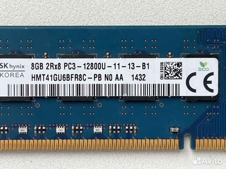 Материнская плата с процессором и памятью