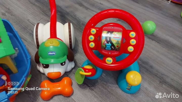 Развивающие игрушки 9-12 мес chicco, kiddieland