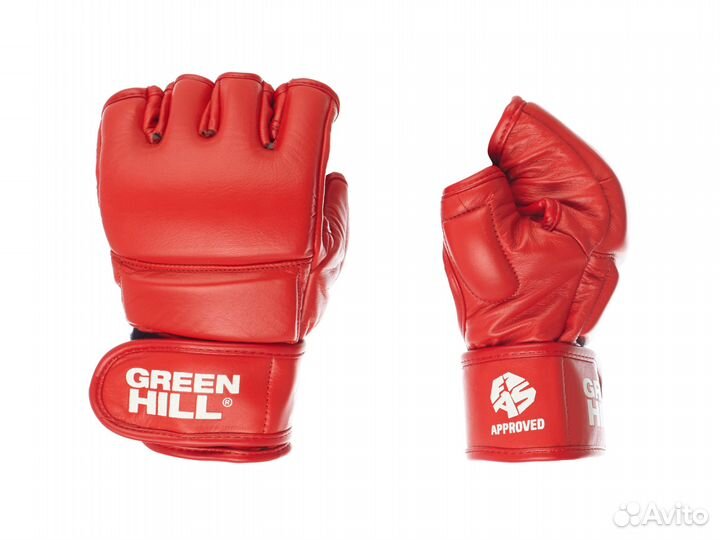 Перчатки для боевого самбо Green Hill Fias (кожа)