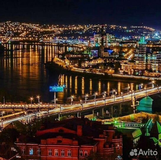 Наружная реклама Ночной Город. Вывески, объёмные б