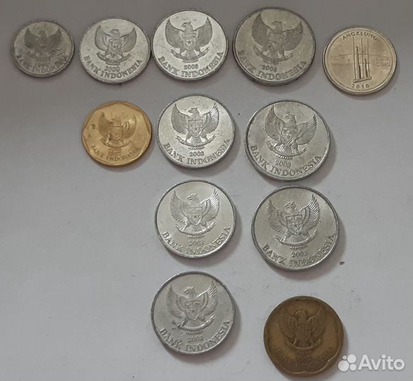 Монеты Гонконг,Малайзия,Тайвань,Тайланд,Индонезия