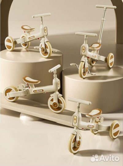 Велосипед беговел 4 в 1 с ручкой (в наличии)