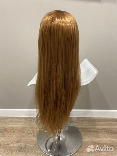 Манекен голова для причесок с волосами