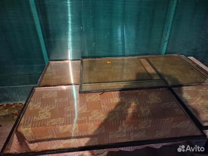 Б/у пластиковые бронированные окна