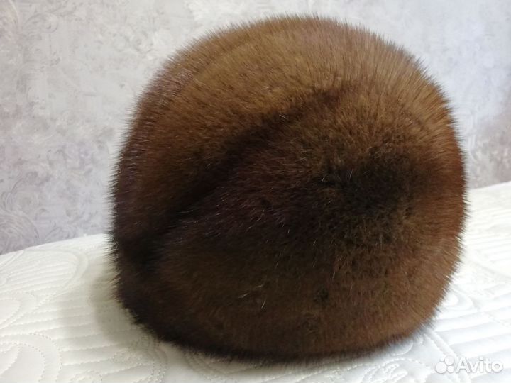 Шапка норковая женская 56 разм