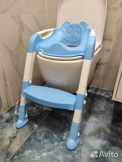 Сидушка на унитаз со ступенькой