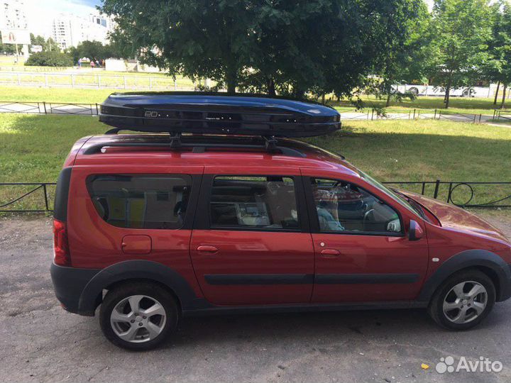 Автобокс ED Магнум 580 л на LADA Largus