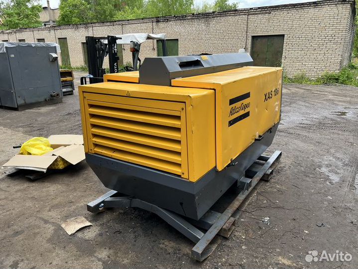 Дизельный компрессор Atlas Copco XAS186 б/у