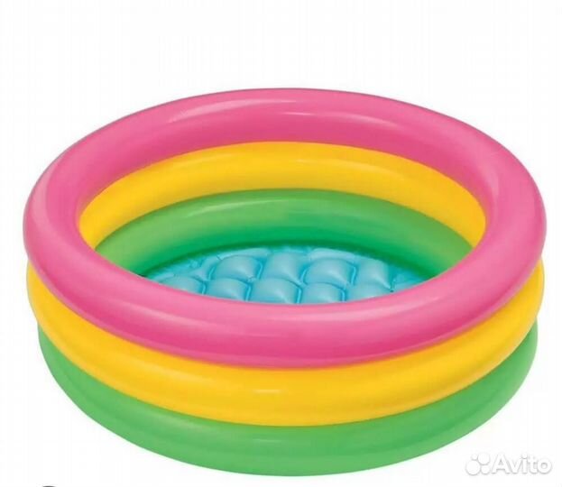 Детские надувные лодка, круг и бассейн