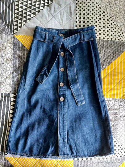Юбка джинсовая