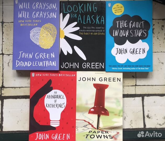 Джон грин книги на английском