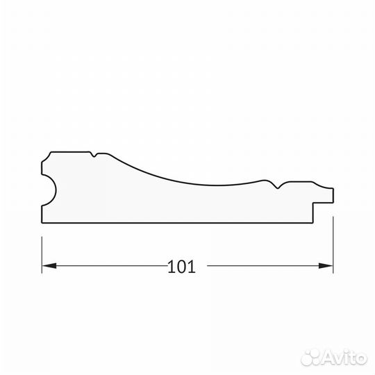 Зеркало настенное Octagon evoform в багетной раме