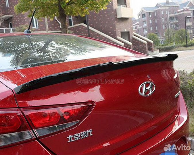 Лип Спойлер Hyundai Solaris 2 Хендай Солярис 2 тип