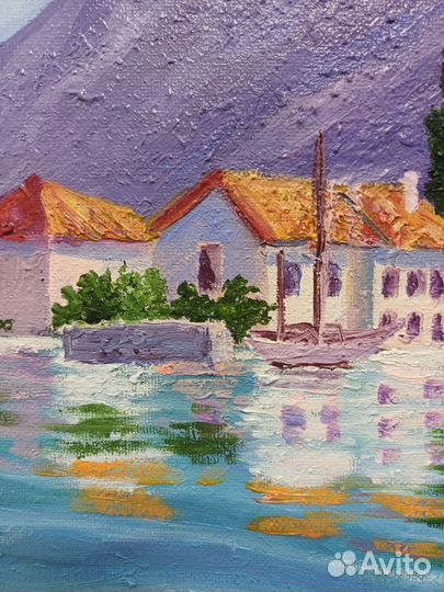 Картина маслом на холсте 30х30