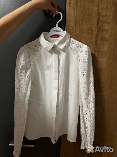 Белая рубашка на девочку