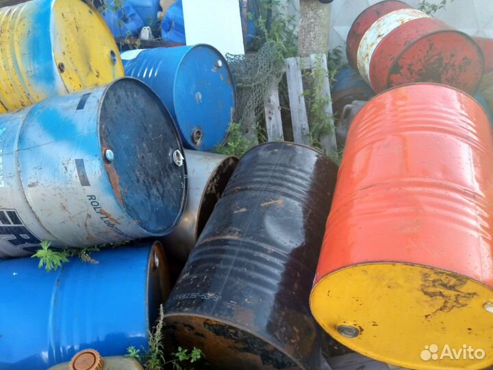 Бочки 220л для сжигание мусора и под воду