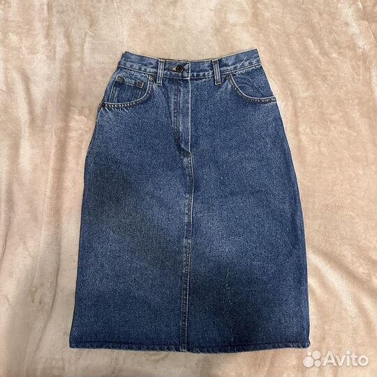 Джинсовая юбка levis