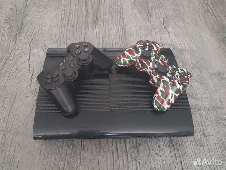 Sony PlayStation 3 super slim 500gb прошитая 38игр